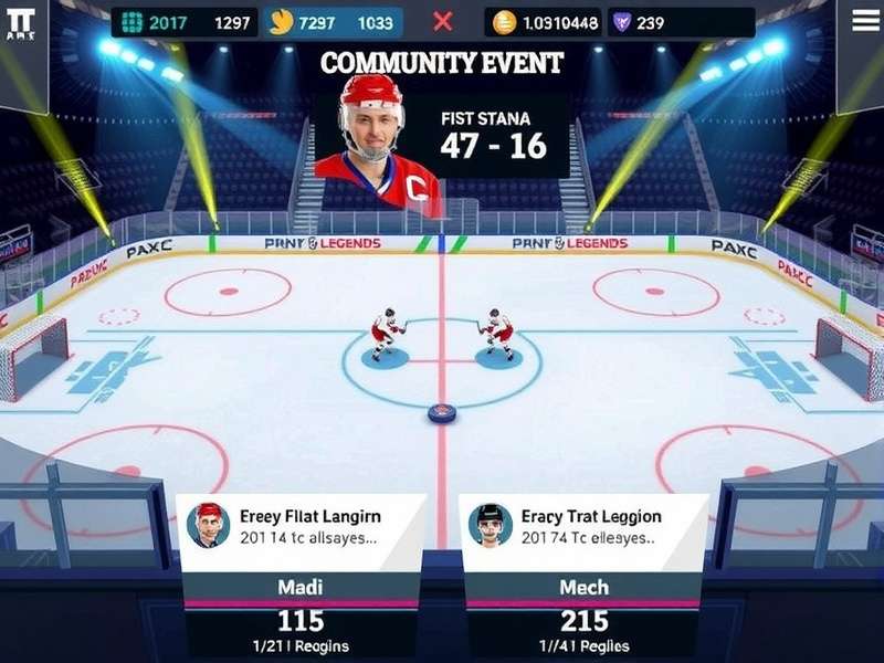 Hockey Fantasy Legends control interface