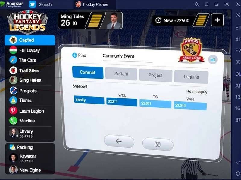 Hockey Fantasy Legends gameplay screenshot